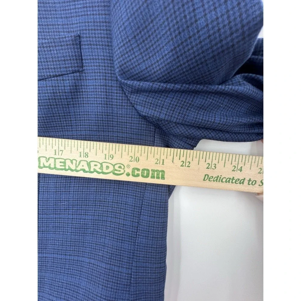 Lauren Ralph Lauren Sport Coat Mens 42R Blue Plaid Two Button Formal Career